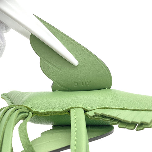 HERMES BAG CHARM RODEO PEGASUS PM VERT CRIQUET B 90270818 - PURPOSE