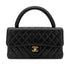 CHANEL VINTAGE PARENT-CHILD BAG PARENTS ONLY BLACK LAMB SKIN 90270847 - PURPOSE