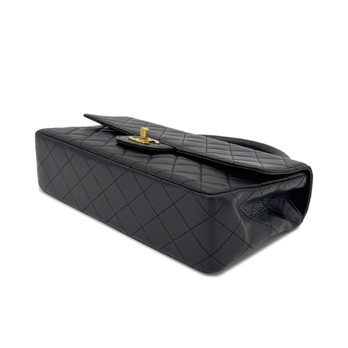 CHANEL VINTAGE PARENT-CHILD BAG PARENTS ONLY BLACK LAMB SKIN 90270847 - PURPOSE