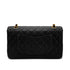 CHANEL VINTAGE CLASSIC FLAP MEDIUM CHAIN SHOULDER BAG BLACK CAVIAR SKIN 90270850 - PURPOSE