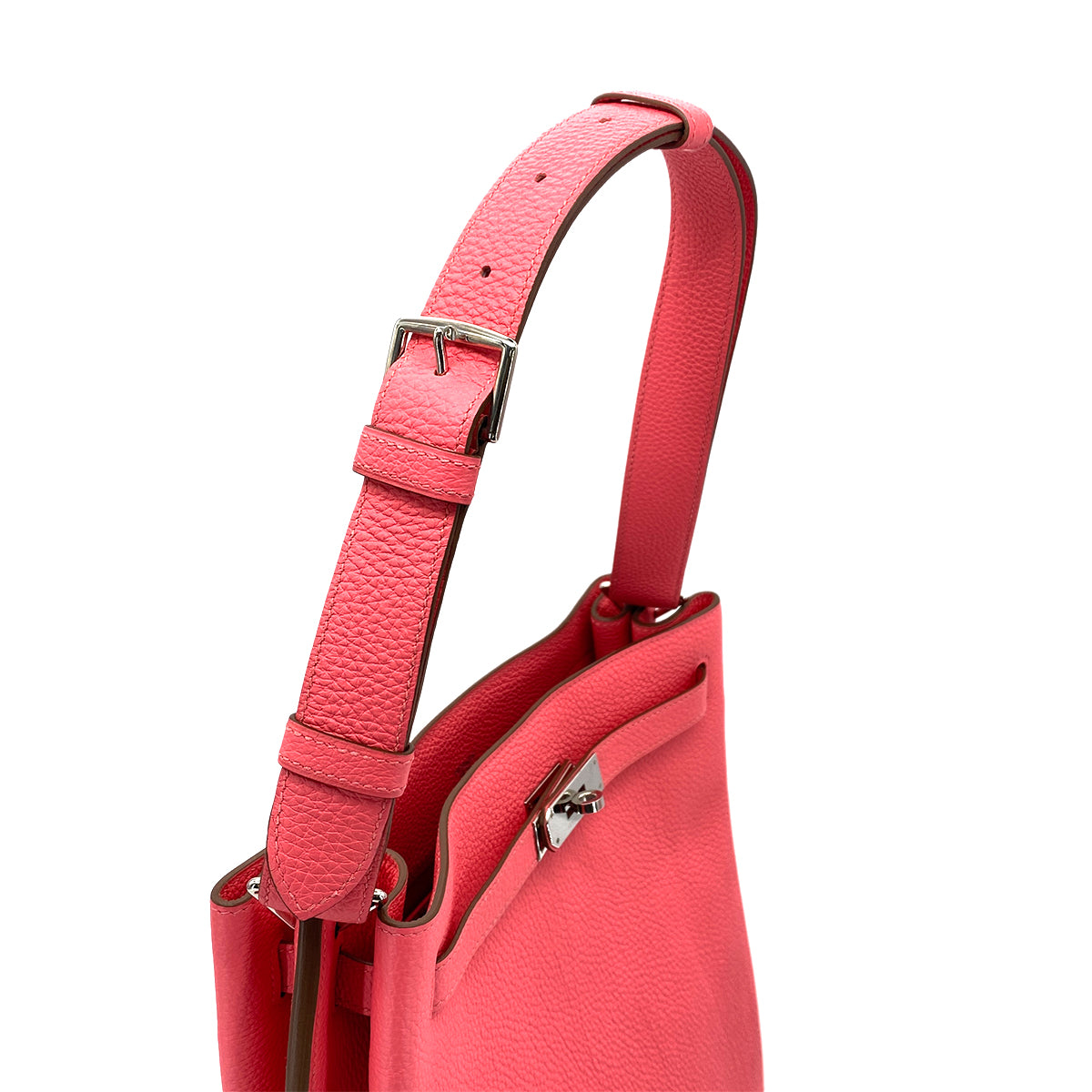 HERMES SO KELLY 26 ROSE AZALEE TAURILLON CLEMENCE SHOULDER BAG □G SHW 90270852