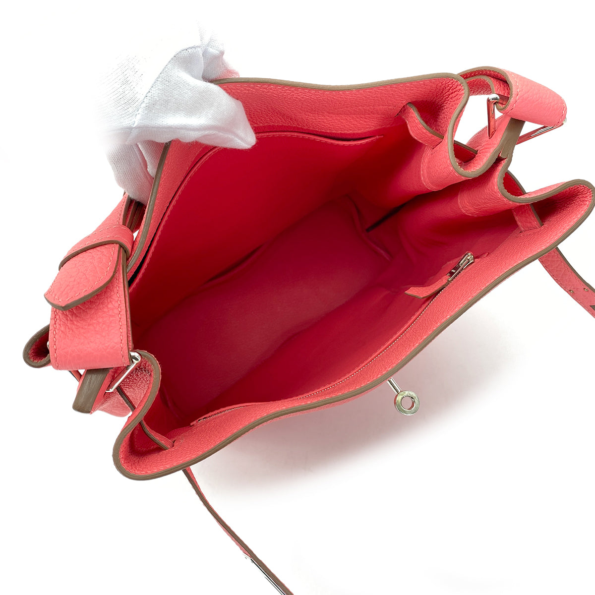HERMES SO KELLY 26 ROSE AZALEE TAURILLON CLEMENCE SHOULDER BAG □G SHW 90270852