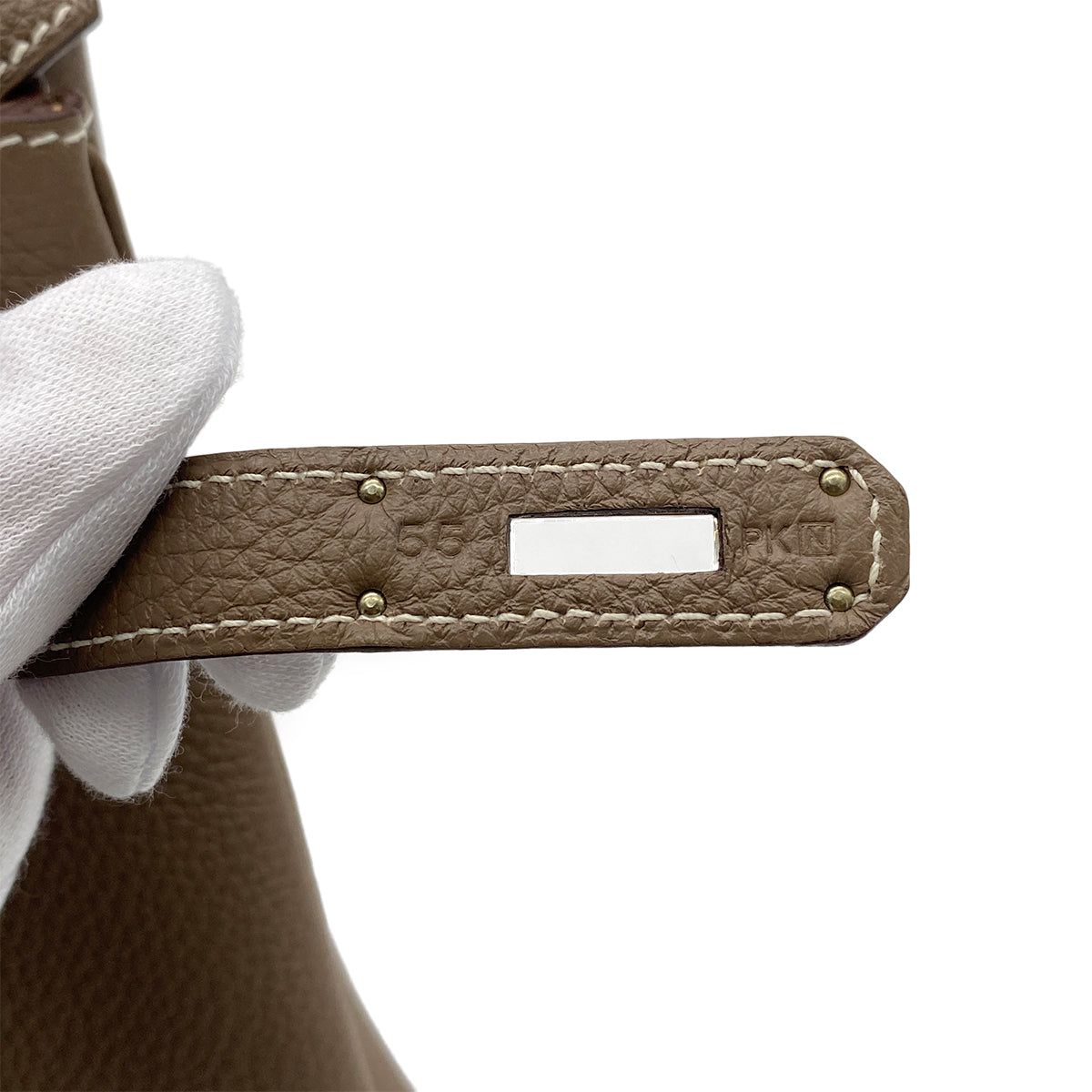 HERMES BIRKIN 30 ETOUPE TOGO HAND BAG □N SHW 90270853