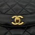 CHANEL VINTAGE DIANA SMALL CHAIN SHOULDER BAG BLACK LAMB SKIN 90270854 - PURPOSE