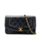 CHANEL VINTAGE DIANA SMALL CHAIN SHOULDER BAG BLACK LAMB SKIN 90270857 - PURPOSE