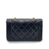 CHANEL VINTAGE DIANA SMALL CHAIN SHOULDER BAG BLACK LAMB SKIN 90270857 - PURPOSE