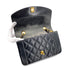 CHANEL VINTAGE DIANA SMALL CHAIN SHOULDER BAG BLACK LAMB SKIN 90270857 - PURPOSE