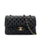 CHANEL VINTAGE CLASSIC FLAP SMALL CHAIN SHOULDER BAG BLACK LAMB SKIN 90270863 - PURPOSE