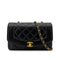 CHANEL VINTAGE DIANA SMALL CHAIN SHOULDER BAG BLACK LAMB SKIN 90270872 - PURPOSE