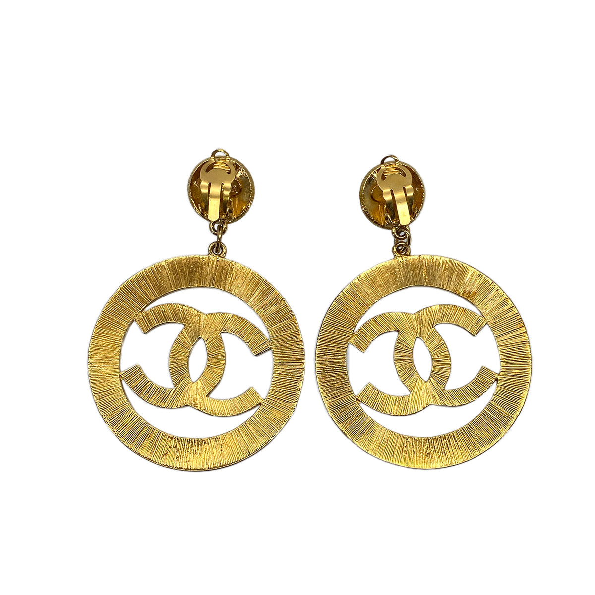 CHANEL VINTAGE EARRINGS BIG COCO ACCESSORY 29 90270874
