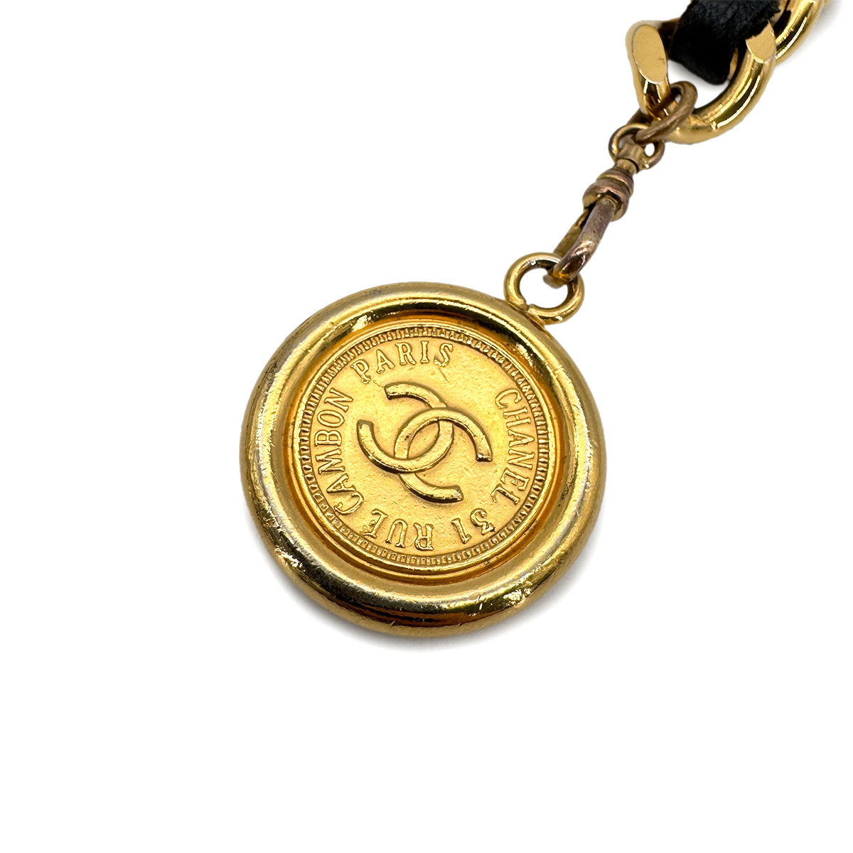 CHANEL VINTAGE CHAIN BELT COCOMARK ACCESSORY 90270879