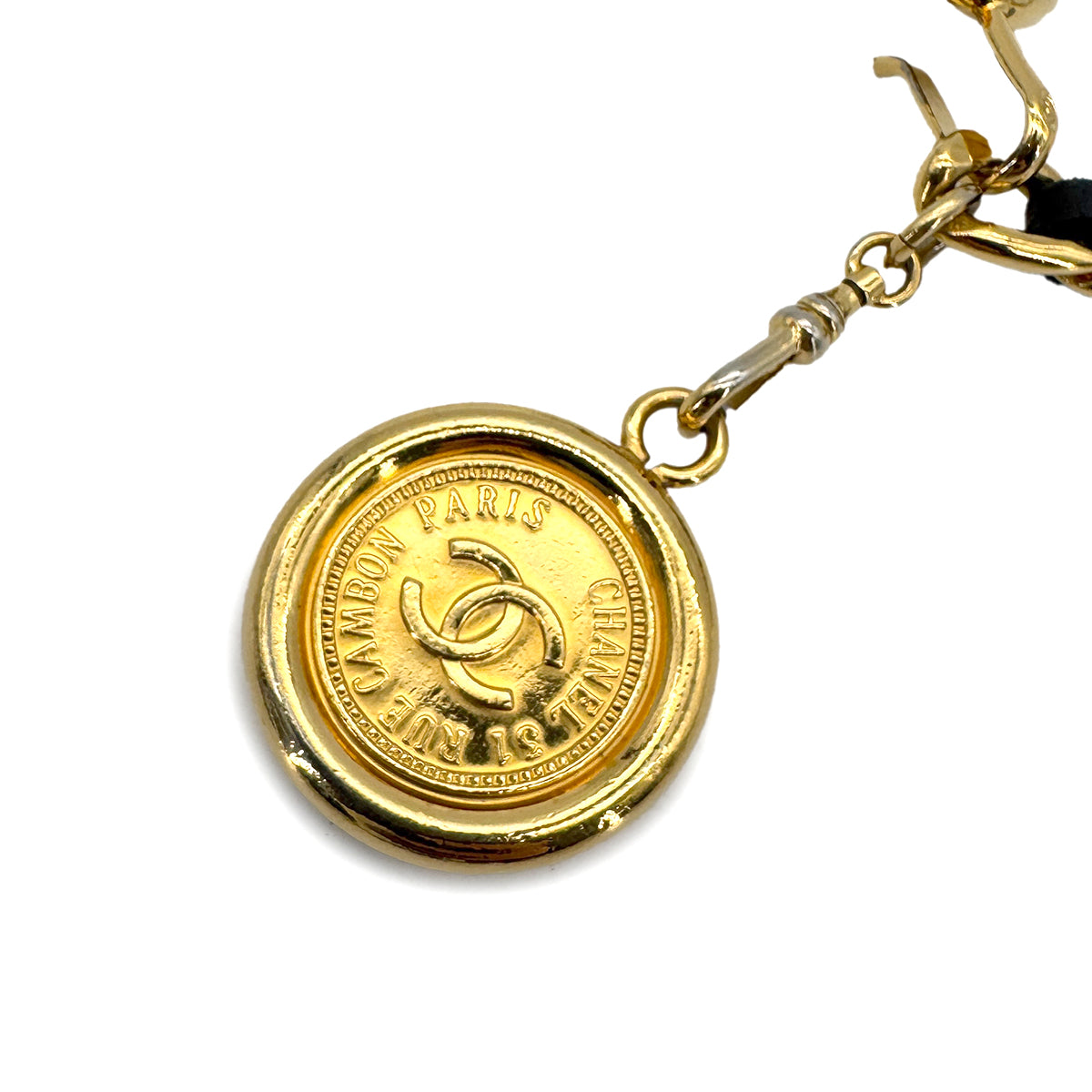 CHANEL VINTAGE CHAIN BELT COCOMARK ACCESSORY 90270894