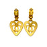 CHANEL VINTAGE EARRINGS HEART COCOMARK ACCESSORY 95P 90271278 - PURPOSE