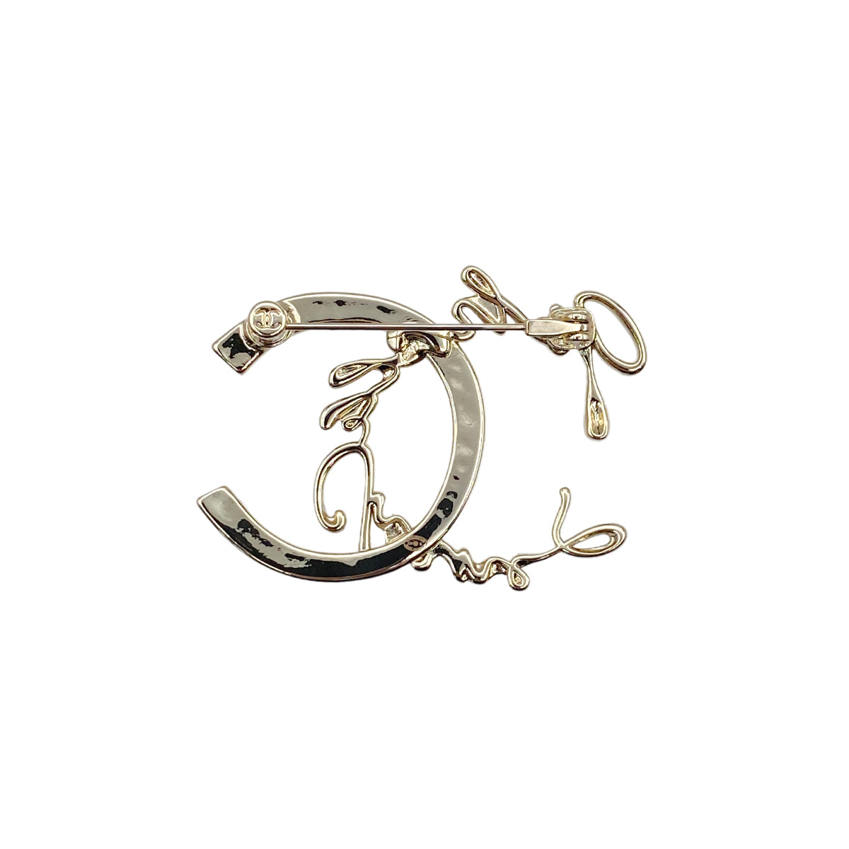 CHANEL COCOMARK RHINE STONE BROOCH ACCESSORY I24P 90271280