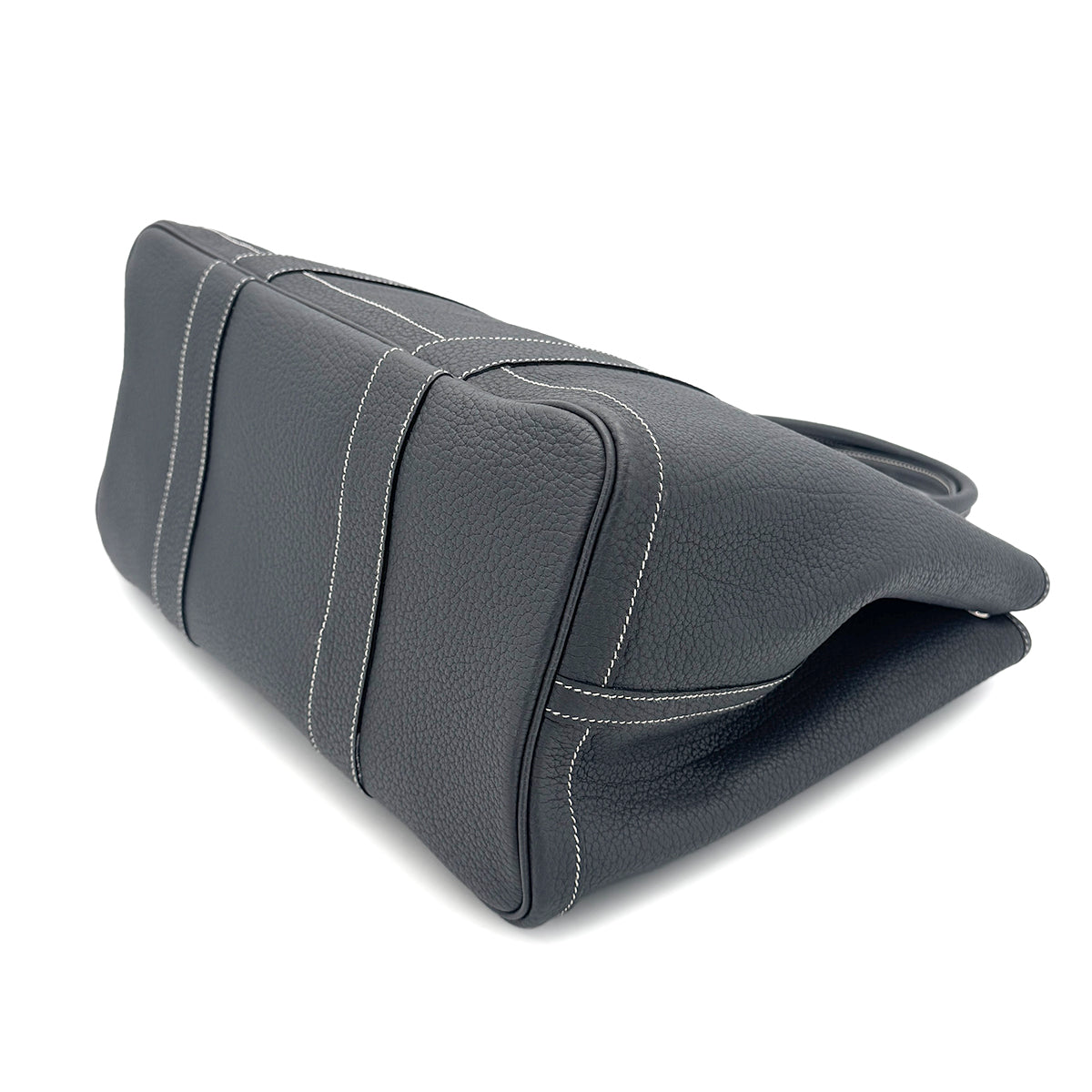 HERMES GARDEN PARTY PM GRAPHITE VEAU NEGONDA TOTE BAG □K 90269842