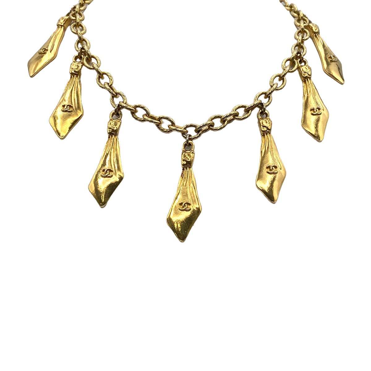 CHANEL VINTAGE NECKLACE COCOMARK GOLD ACCESSORY 90271301