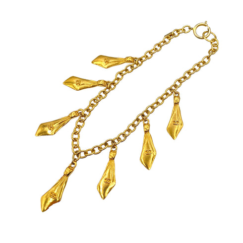 CHANEL VINTAGE NECKLACE COCOMARK GOLD ACCESSORY 90271301 - PURPOSE