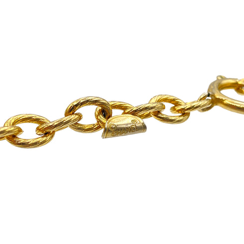 CHANEL VINTAGE NECKLACE COCOMARK GOLD ACCESSORY 90271301 - PURPOSE