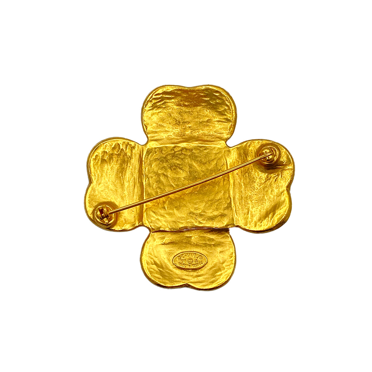 CHANEL VINTAGE COCOMARK BROOCH FAKE PEARL ACCESSORY 96A 90271304