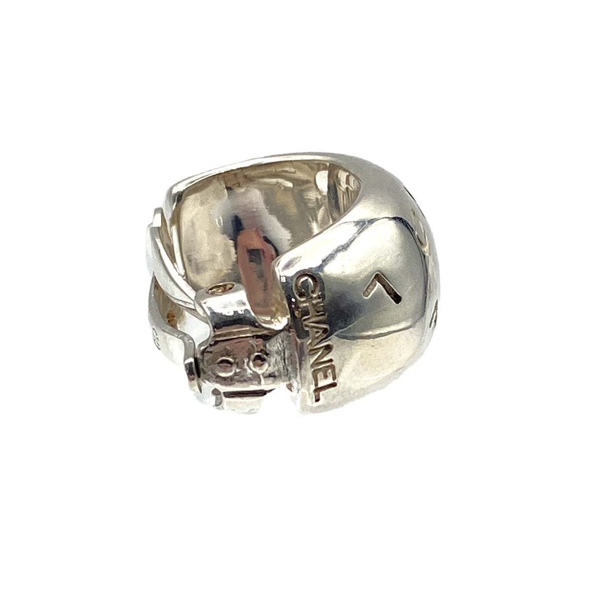 CHANEL VINTAGE EARRINGS LOGO SV925 ACCESSORY 90271306