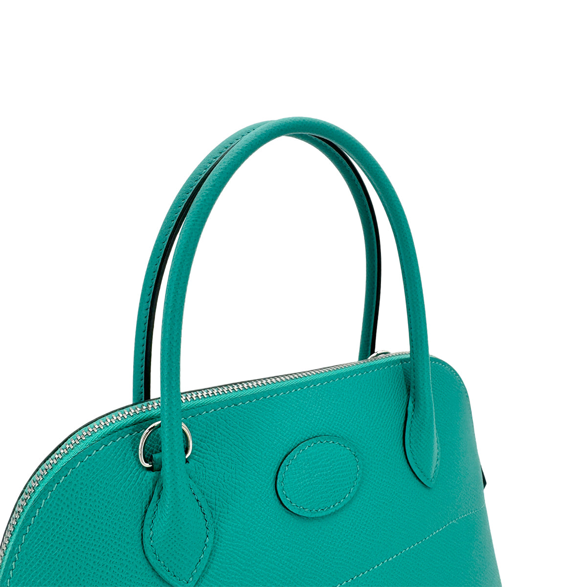 HERMES BOLIDE 27 VERT VERONE EPSOM HAND SHOULDER BAG D SHW 90271380