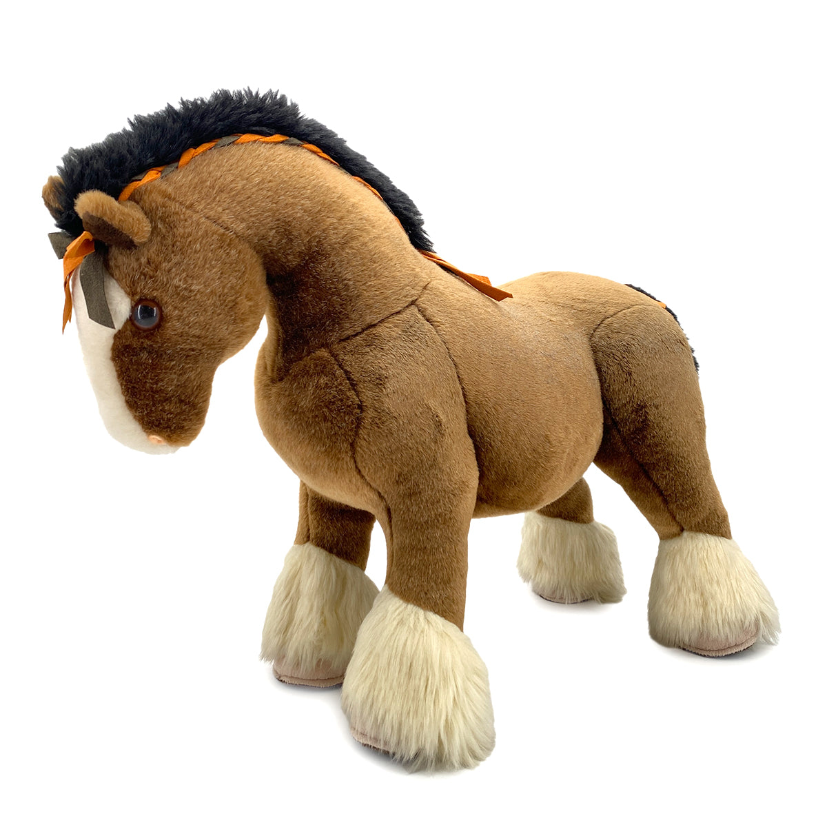 HERMES HERMY GM HORSE NATURAL ACRYLIC POLYESTER STUFFED TOY 90271381