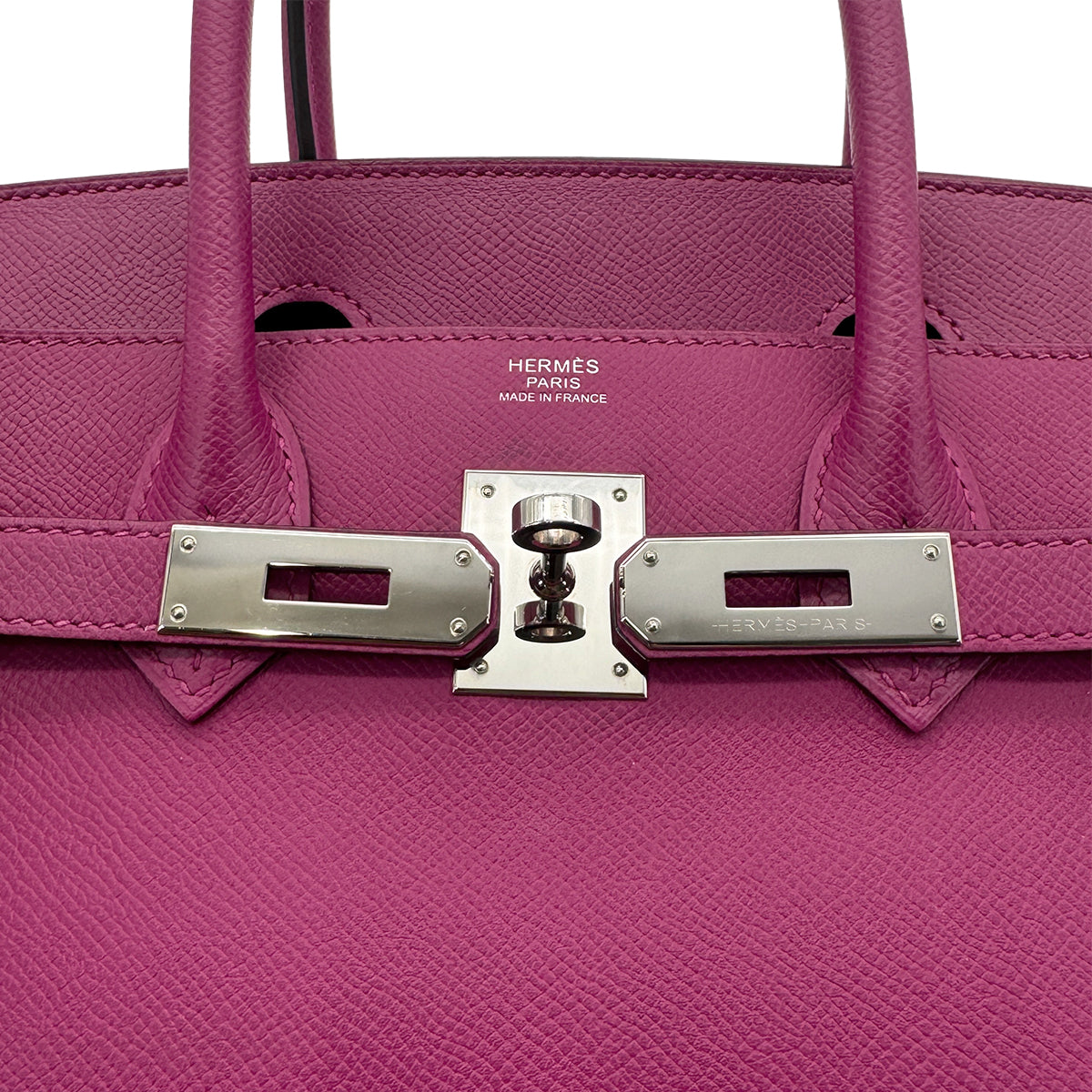HERMES BIRKIN 30 ROSE POURPRE VEAU EPSOM HAND BAG C SGW 90271382