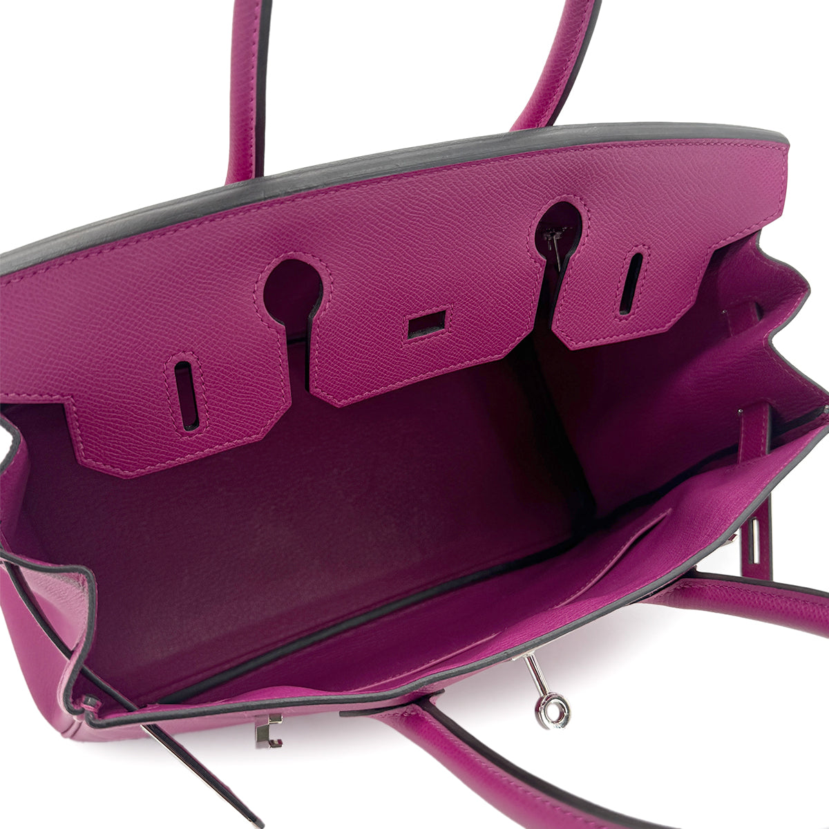 HERMES BIRKIN 30 ROSE POURPRE VEAU EPSOM HAND BAG C SGW 90271382