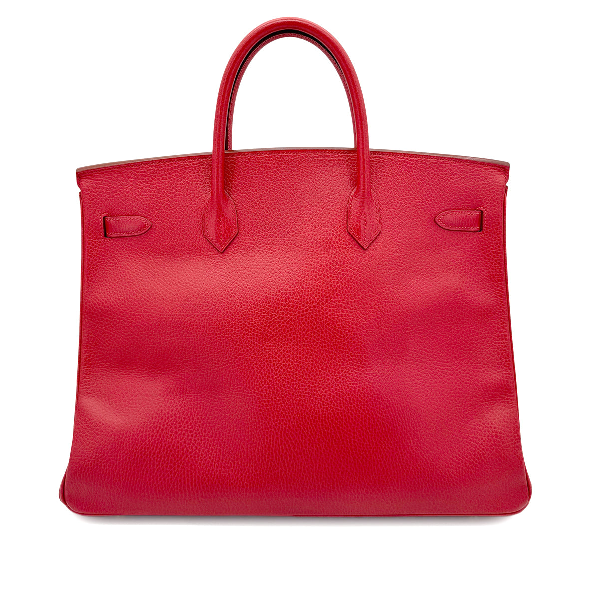 HERMES BIRKIN 40 ROUGE VIF ARDENNES HAND BAG □C GHW 90271706