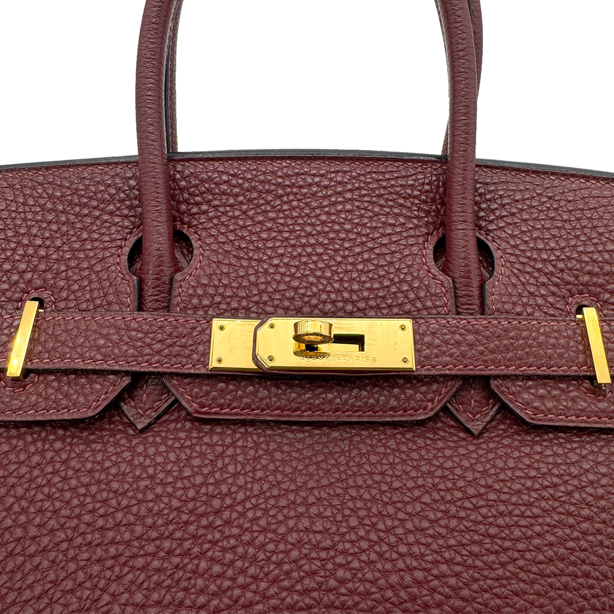 HERMES BIRKIN 30 ROUGE H TOGO HAND BAG □I GHW 90271708