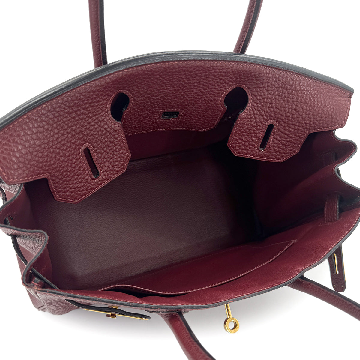 HERMES BIRKIN 30 ROUGE H TOGO HAND BAG □I GHW 90271708