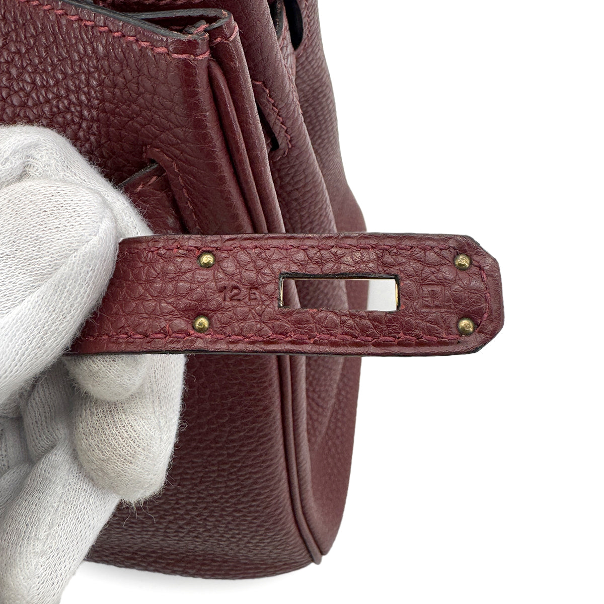 HERMES BIRKIN 30 ROUGE H TOGO HAND BAG □I GHW 90271708