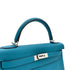 HERMES KELLY 32 RETOURNE BLEU IZMIR TAURILLON CLEMENCE HAND SHOULDER BAG T SHW 90271711 - PURPOSE
