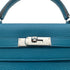 HERMES KELLY 32 RETOURNE BLEU IZMIR TAURILLON CLEMENCE HAND SHOULDER BAG T SHW 90271711 - PURPOSE