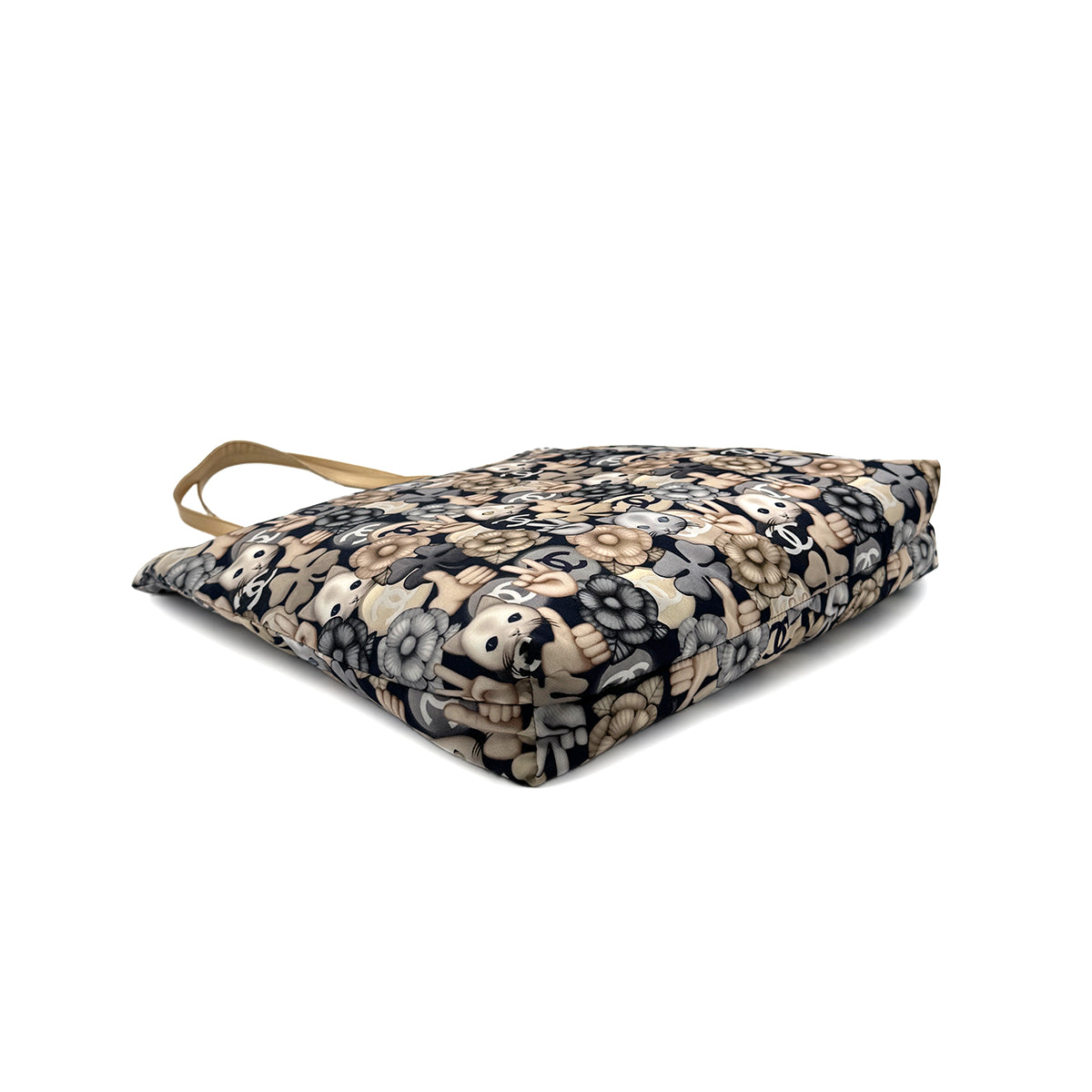 CHANEL CHOUPETTE CAT PRINT TOTE BAG BERGE 90271721
