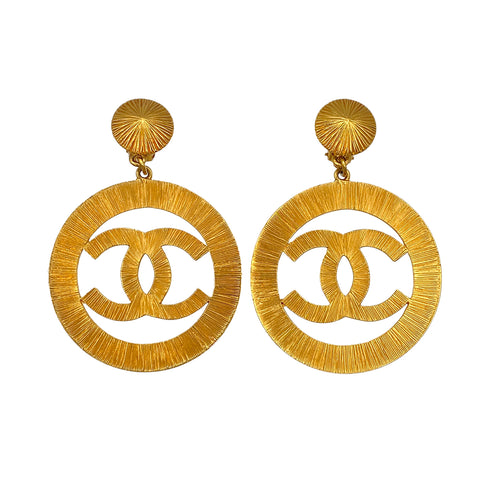 CHANEL VINTAGE EARRINGS COCOMARK ACCESSORY 93P 90271752 - PURPOSE