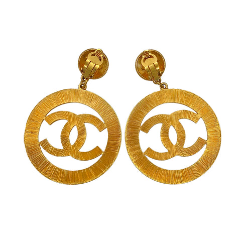 CHANEL VINTAGE EARRINGS COCOMARK ACCESSORY 93P 90271752 - PURPOSE