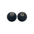 CHANEL EARRINGS COCOMARK CIRCLE BLACK GOLD ACCESSORY B18A 90271760 - PURPOSE