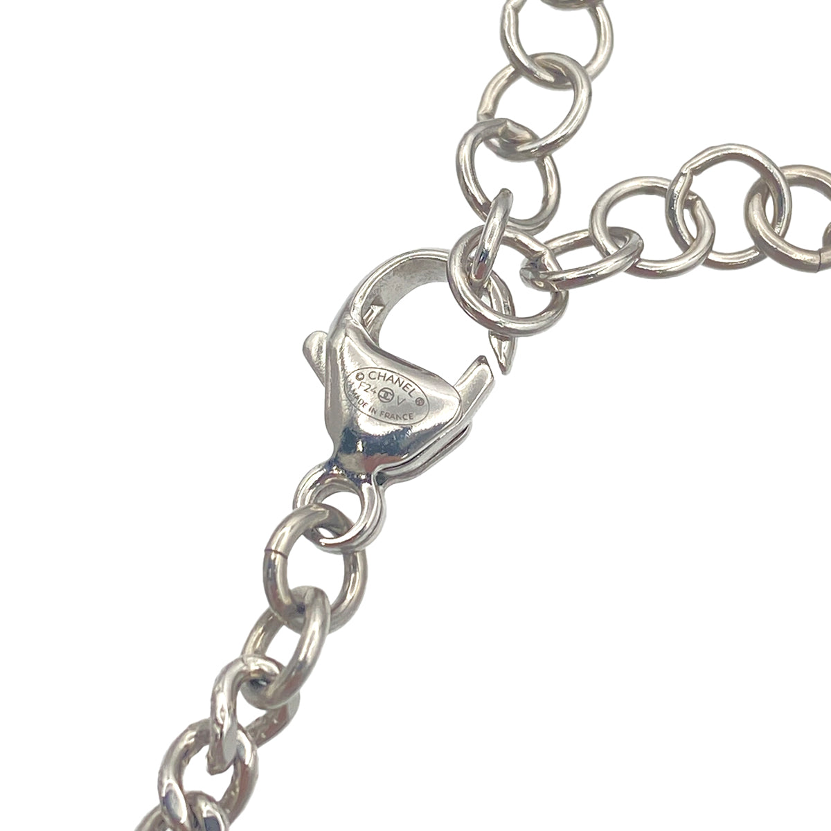 CHANEL NECKLACE COCOMARK FAKEPEARL RHINESTONE ACCESSORY F24V 90271767