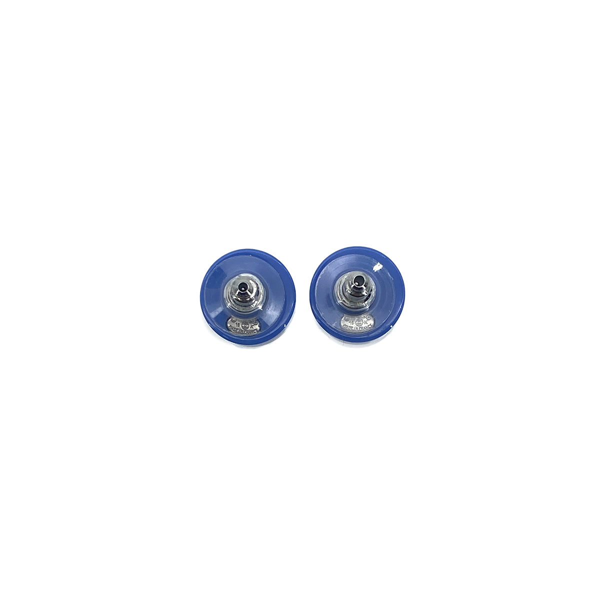 CHANEL EARRINGS COCOMARK FAUX PEARL CIRCLE BLUE ACCESSORY 16K 90271778