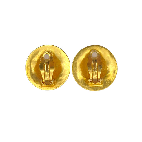 CHANEL VINTAGE EARRINGS COCOMARK ROUND ACCESSOR 94A 90271790 - PURPOSE