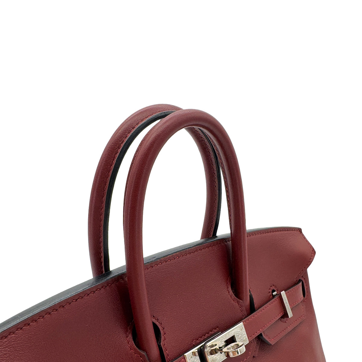 HERMES BIRKIN 25 ROUGE H SWIFT HAND BAG X SHW 90287101