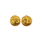 CHANEL VINTAGE EARRINGS COCOMARK ROUND GOLD ACCESSORY 96A 90271850 - PURPOSE