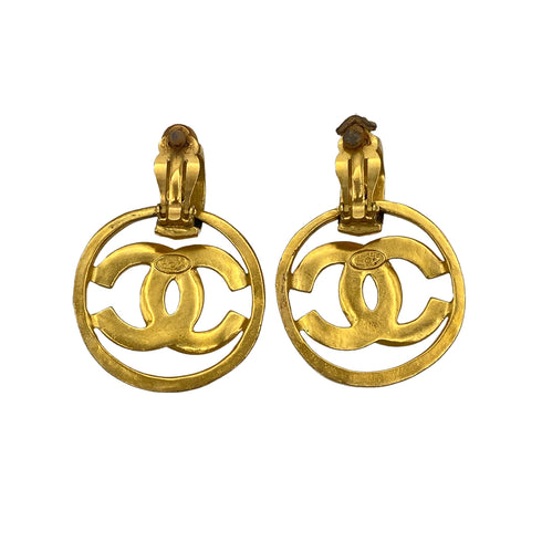CHANEL VINTAGE EARRINGS BIG COCOMARK ACCESSORY 96P 90271853 - PURPOSE