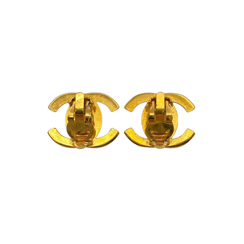 CHANEL VINTAGE EARRINGS TURN LOCK ACCESSORY 95A 90271858 - PURPOSE