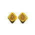 CHANEL VINTAGE EARRINGS COCOMARK DIAMOND GOLD ACCESSORY 90271872 - PURPOSE