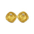 CHANEL VINTAGE EARRINGS COCOMARK ROUND ACCESSORY 90271879 - PURPOSE