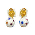 CHANEL VINTAGE EARRINGS COCOMARK SOCCER BALL ACCESSORY 98P 90271885 - PURPOSE