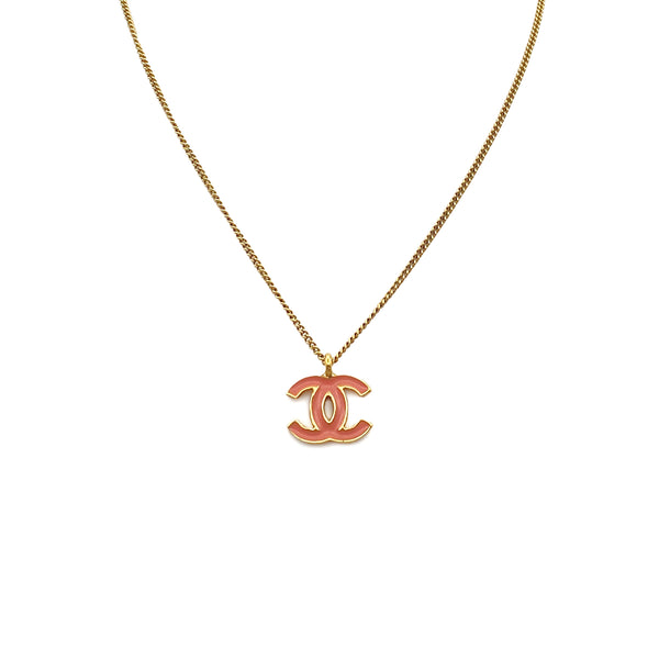 CHANEL NECKLACE COCOMARK PINK ACCESSORY 01A 90271888 - PURPOSE
