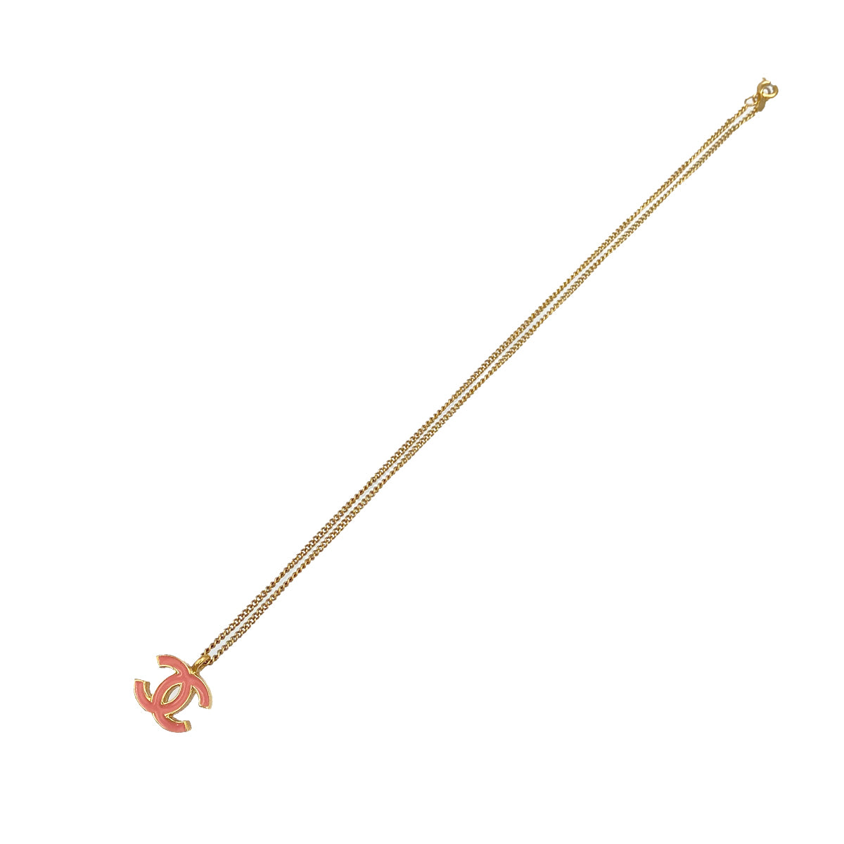 CHANEL NECKLACE COCOMARK PINK ACCESSORY 01A 90271888